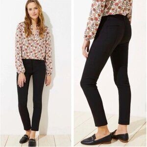 LOFT Plus Marisa Fit Skinny Ankle Pants Black Women’s Size 26 NWT NEW Office